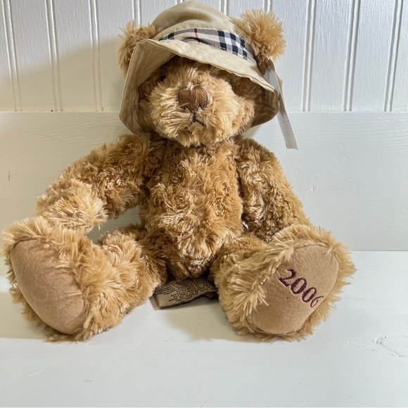 NWT BURBERRY Fragrance collection Collectible Teddy Bear 2006 Plush - Picture 3 of 11